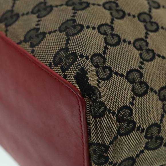 GUCCI GG Canvas Tote Bag Beige Gold 002 1098 Auth 94060 - Picture 16 of 16